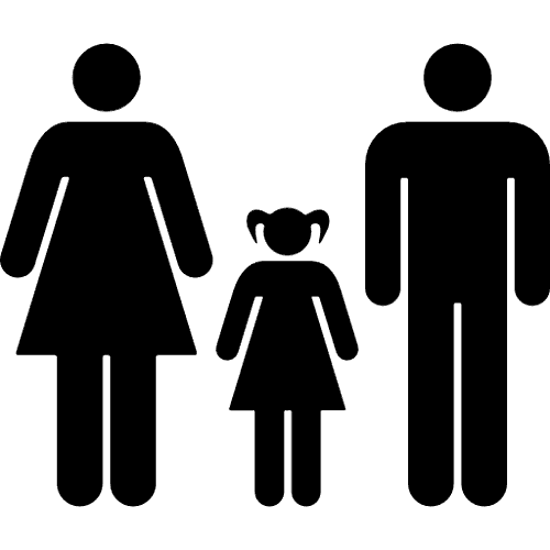 family of three